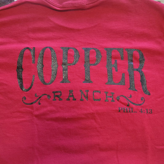 Copper Ranch (Text Only) Short Sleeve T Shirt