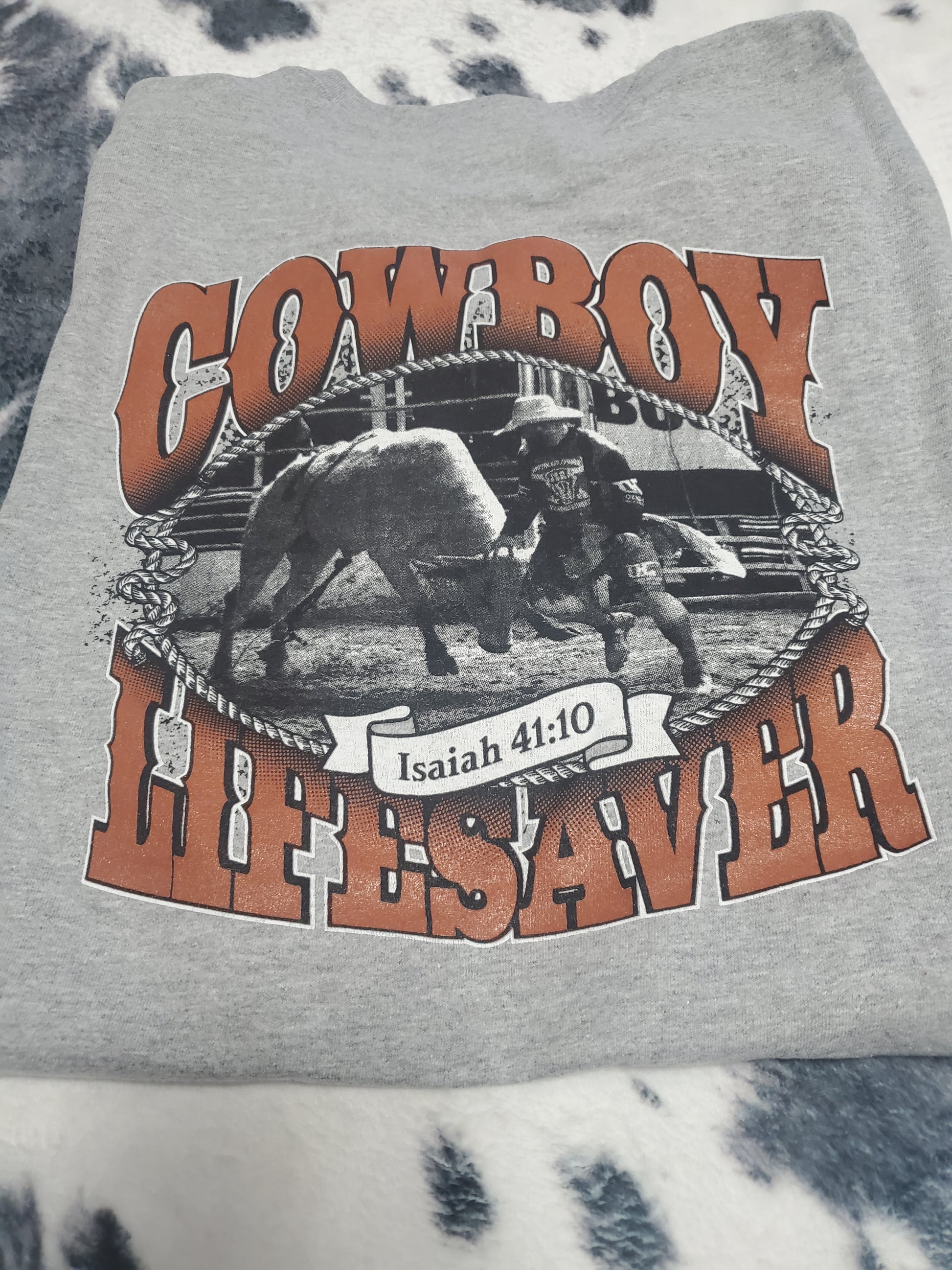 Cowboy Lifesaver Short Sleeve T Shirt – Copper Ranch