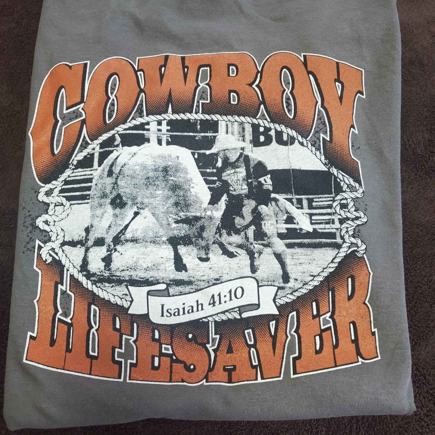 Cowboy Lifesaver Short Sleeve T Shirt